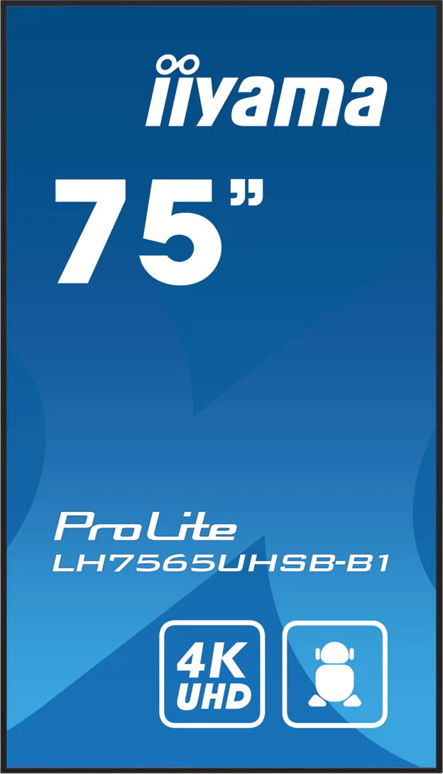 iiyama ProLite LH7565UHSB-B1 75" 4K Ultra HD Vivid-Bright 800 cd/m2 Digital Signage Display - Image 4
