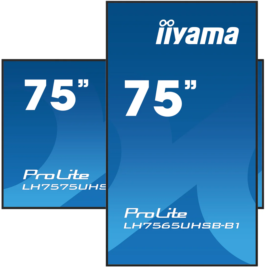 iiyama ProLite LH7565UHSB-B1 75" 4K Ultra HD Vivid-Bright 800 cd/m2 Digital Signage Display - Image 3