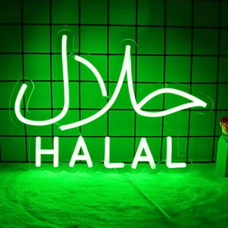 Neon Halal Signs