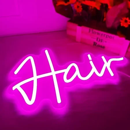 Neon Hair Sign