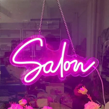 Neon Salon Sign