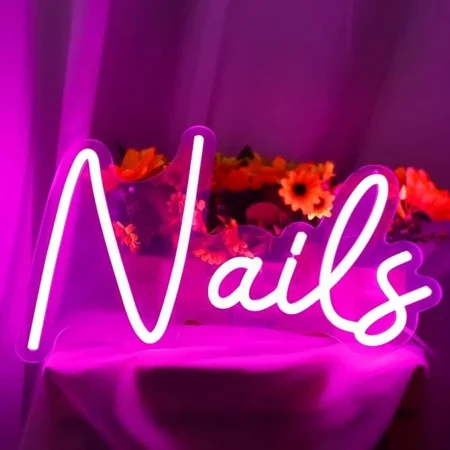 Neon Nails Sign