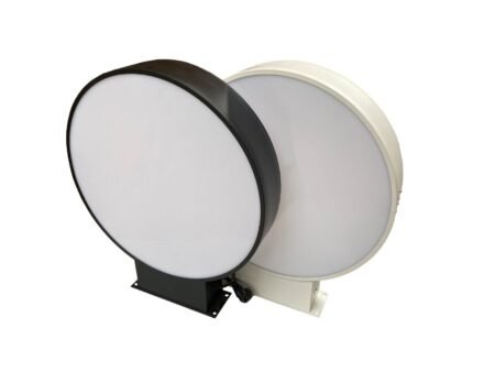 Round LED Projection lightbox